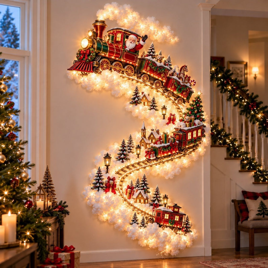 DIY Christmas Magic Trail LED Wall Light