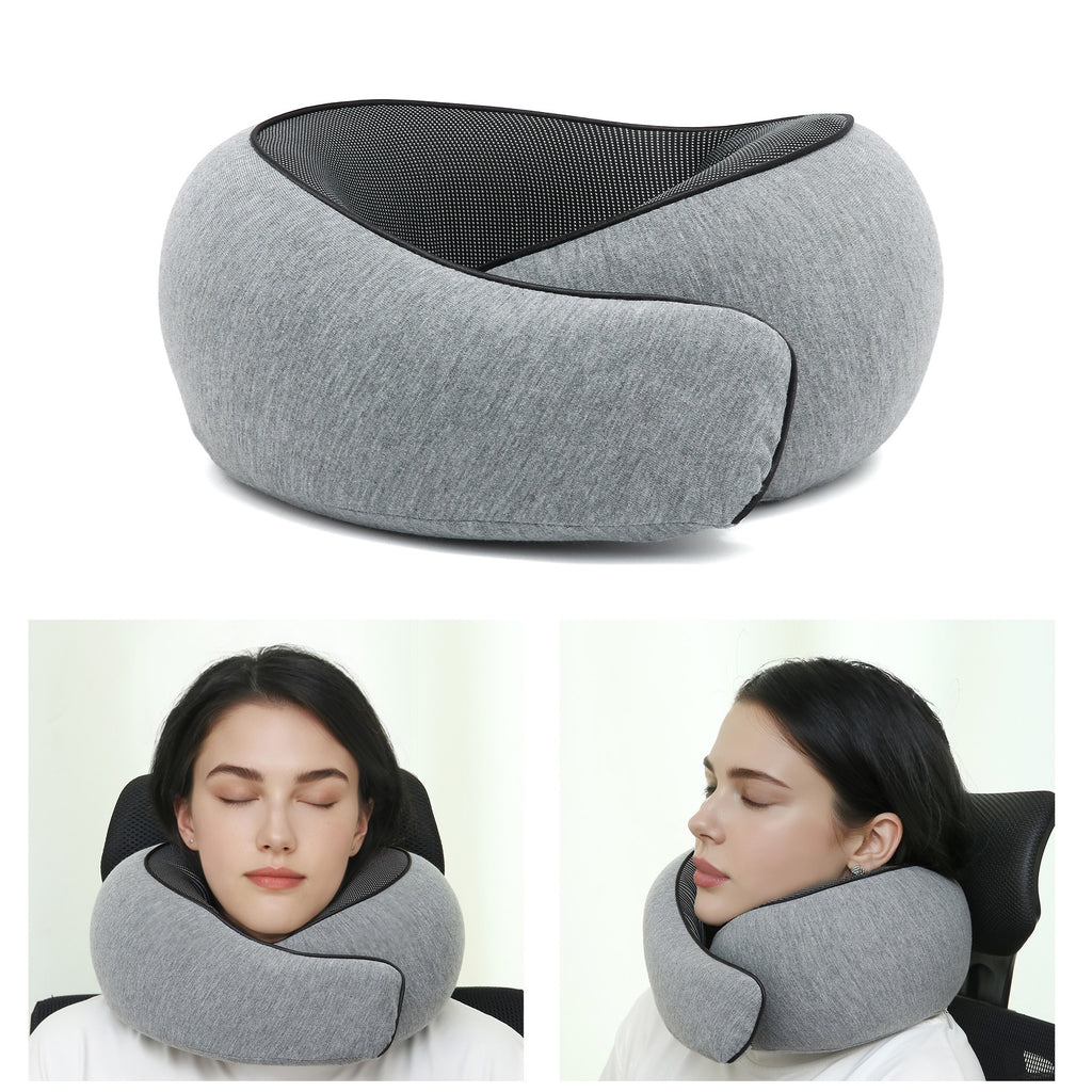 Memory Foam U-Shaped Travel Pillow teemdrop