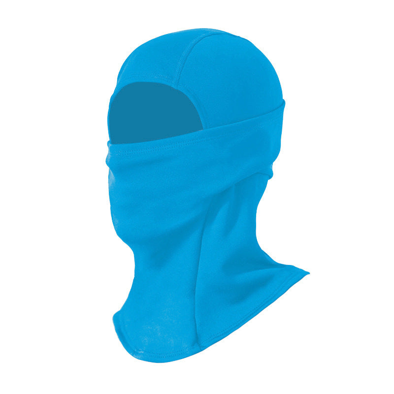 Thick-fabric insulated and windproof ski headgear for men