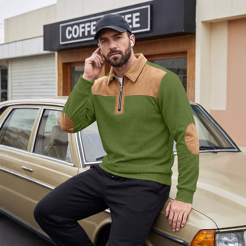 autumn and winter zip-up sweatshirt teemdrop