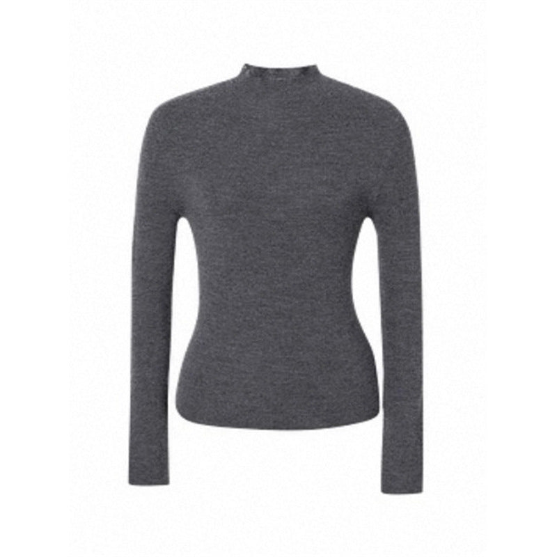 Pure Color Wool Inner Layering Knitwear