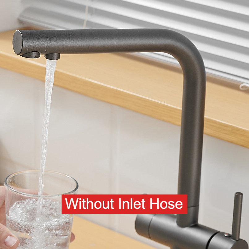 Kitchen three-in-one faucet teemdrop