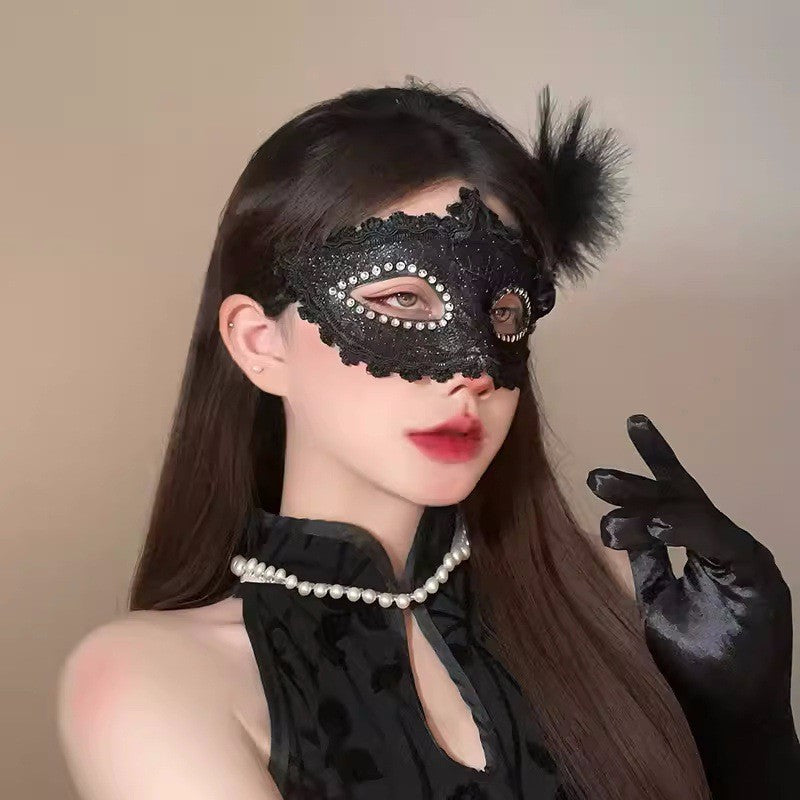 Halloween Second Dimension Half Face Mask