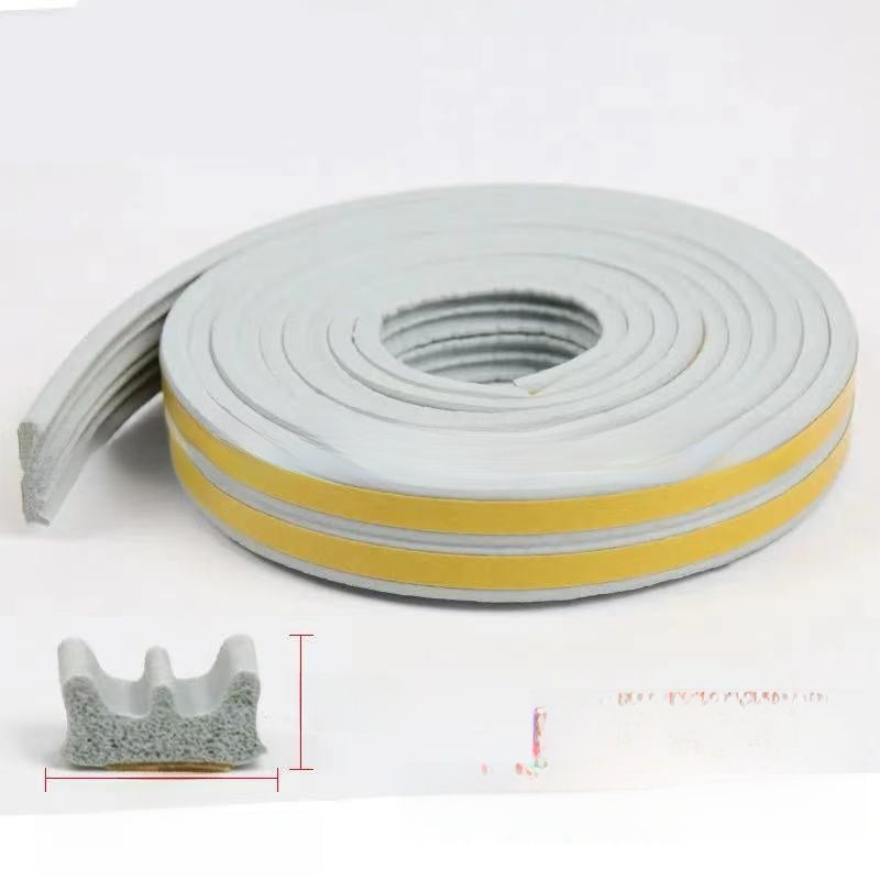 EPDM Foam Rubber Self-Adhesive Sealing Strip for Doors and Windows 6m Roll teemdrop