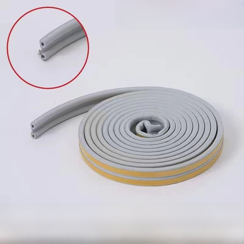 EPDM Foam Rubber Self-Adhesive Sealing Strip for Doors and Windows 6m Roll teemdrop
