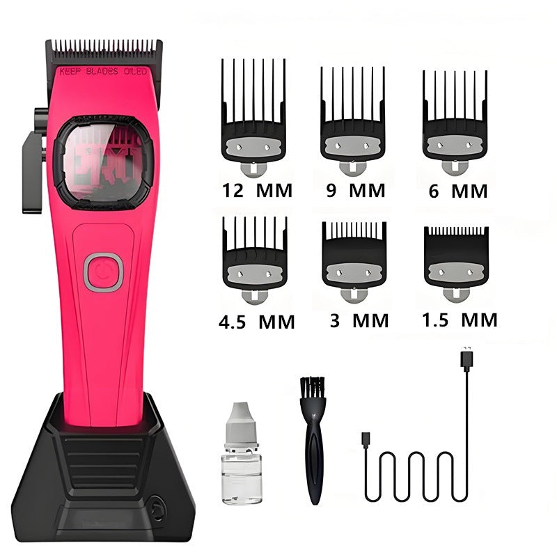 Professional Cordless Hair Clipper with Titanium Ceramic Blade teemdrop