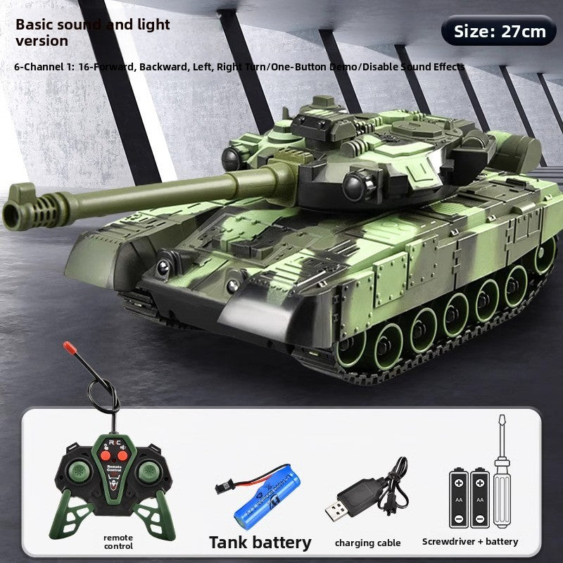 Rechargeable Remote Control Toy Tank with Launch Function
