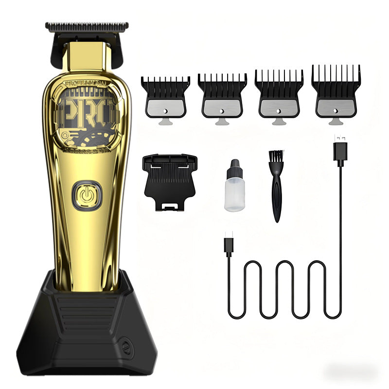 Professional Cordless Hair Clipper with Titanium Ceramic Blade teemdrop