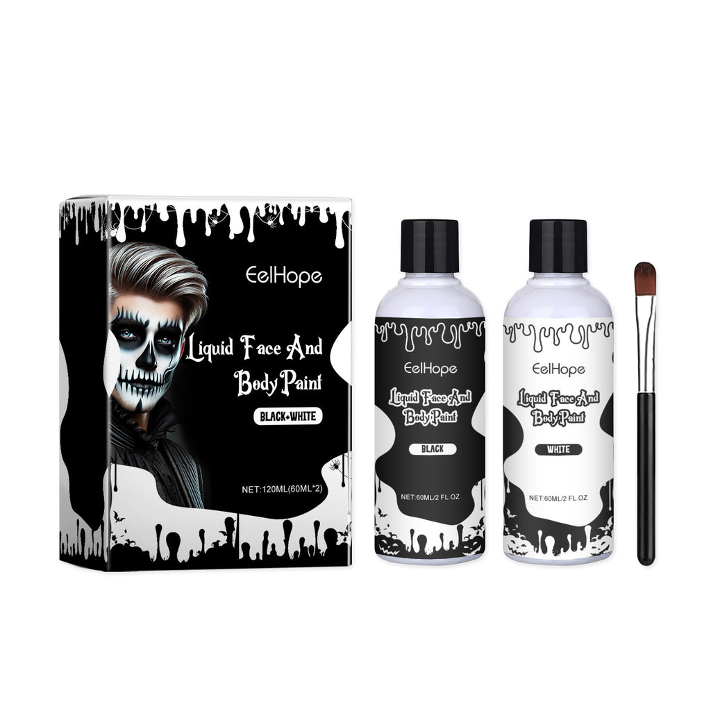 Quick-Dry Face Painting Kit Dual Color Clown Makeup