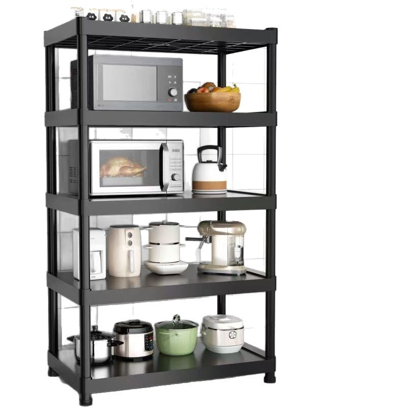 Multi-Layer Foldable Storage Rack with Wheels