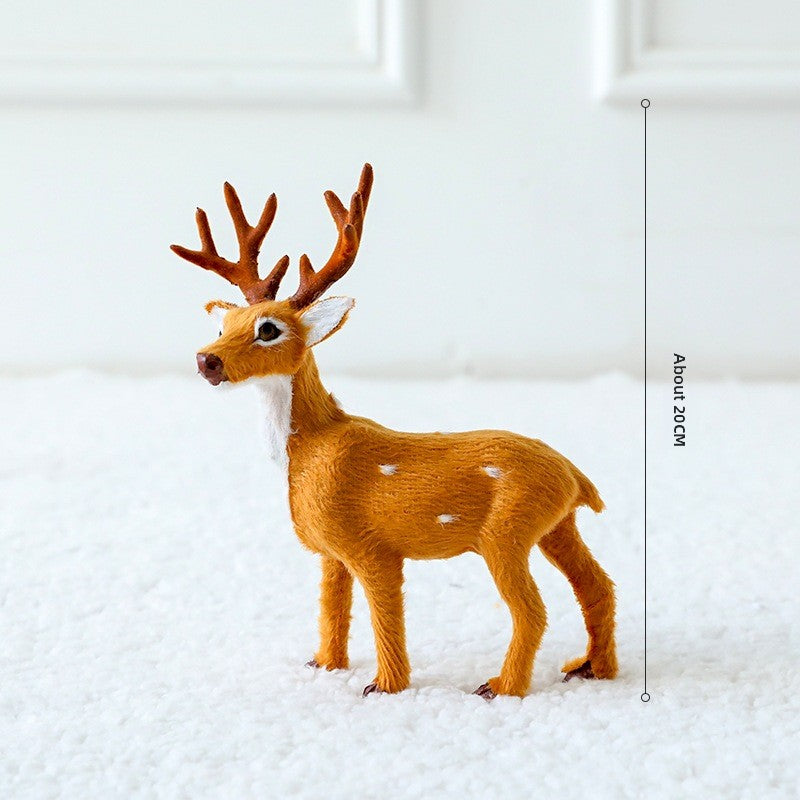 Christmas reindeer figurine