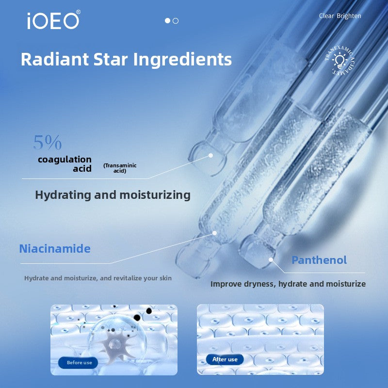 ioeo 5% Tranexamic Acid Brightening Hydrating Facial Essence 30ml teemdrop