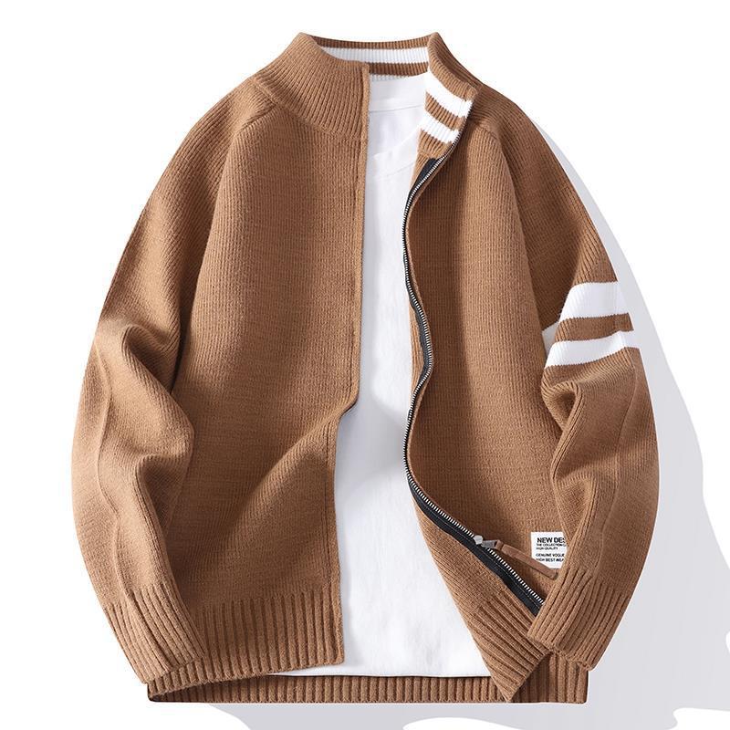 Fashionable casual sweater cardigan teemdrop