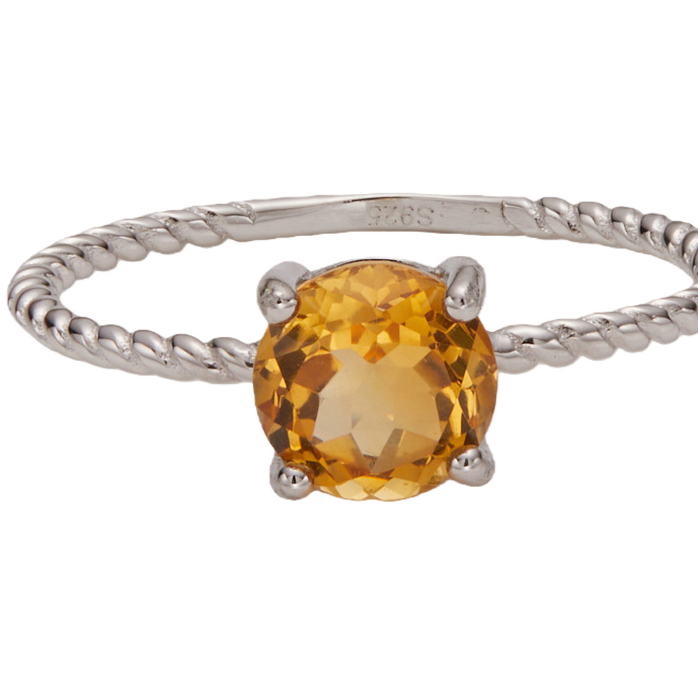 Twisted rope braided ring