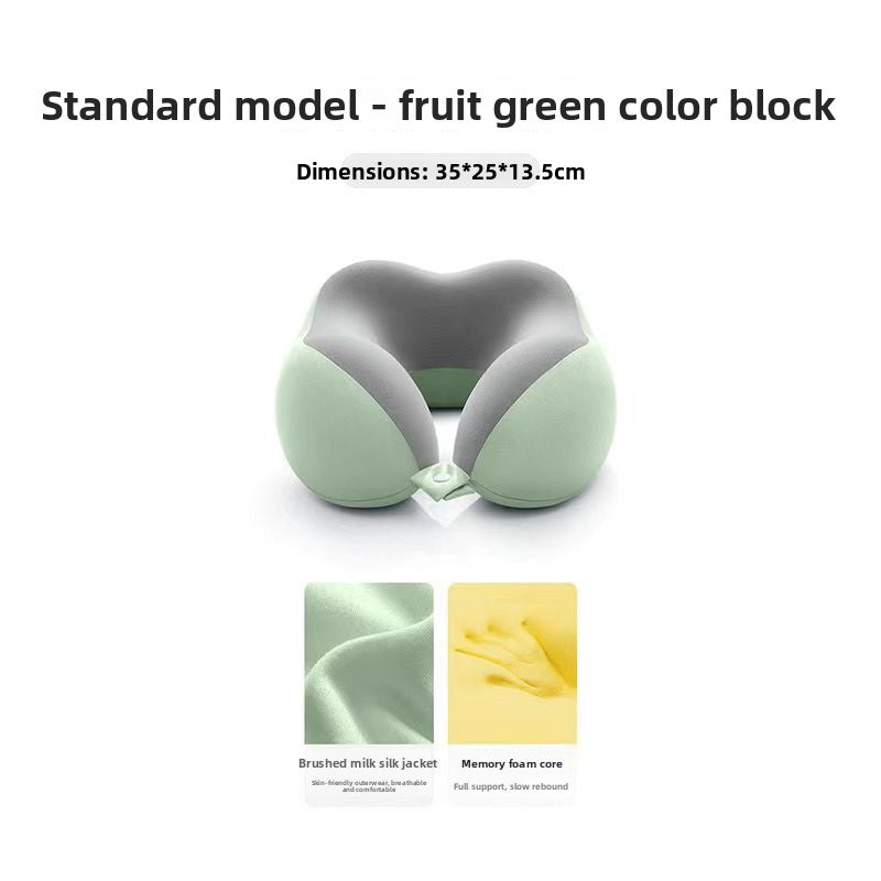 Ergonomic U-Shaped Memory Foam Travel Pillow