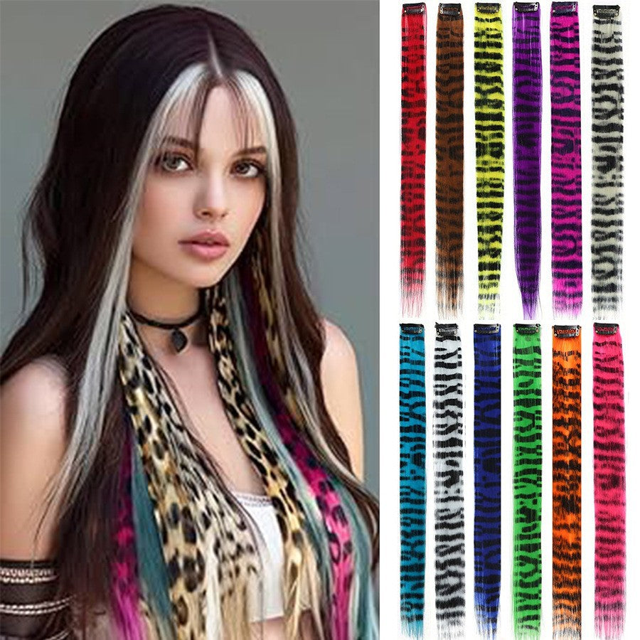 Ear-hook dye wig teemdrop