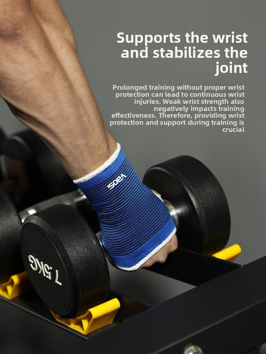 Breathable Knitted Sports Wrist Guards for Weightlifting and Outdoor Training