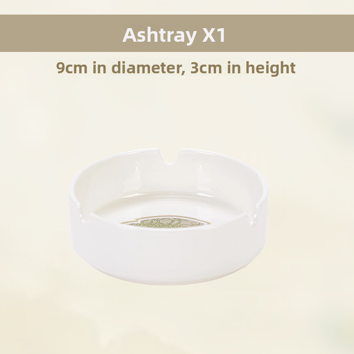Floral-patterned tableware set