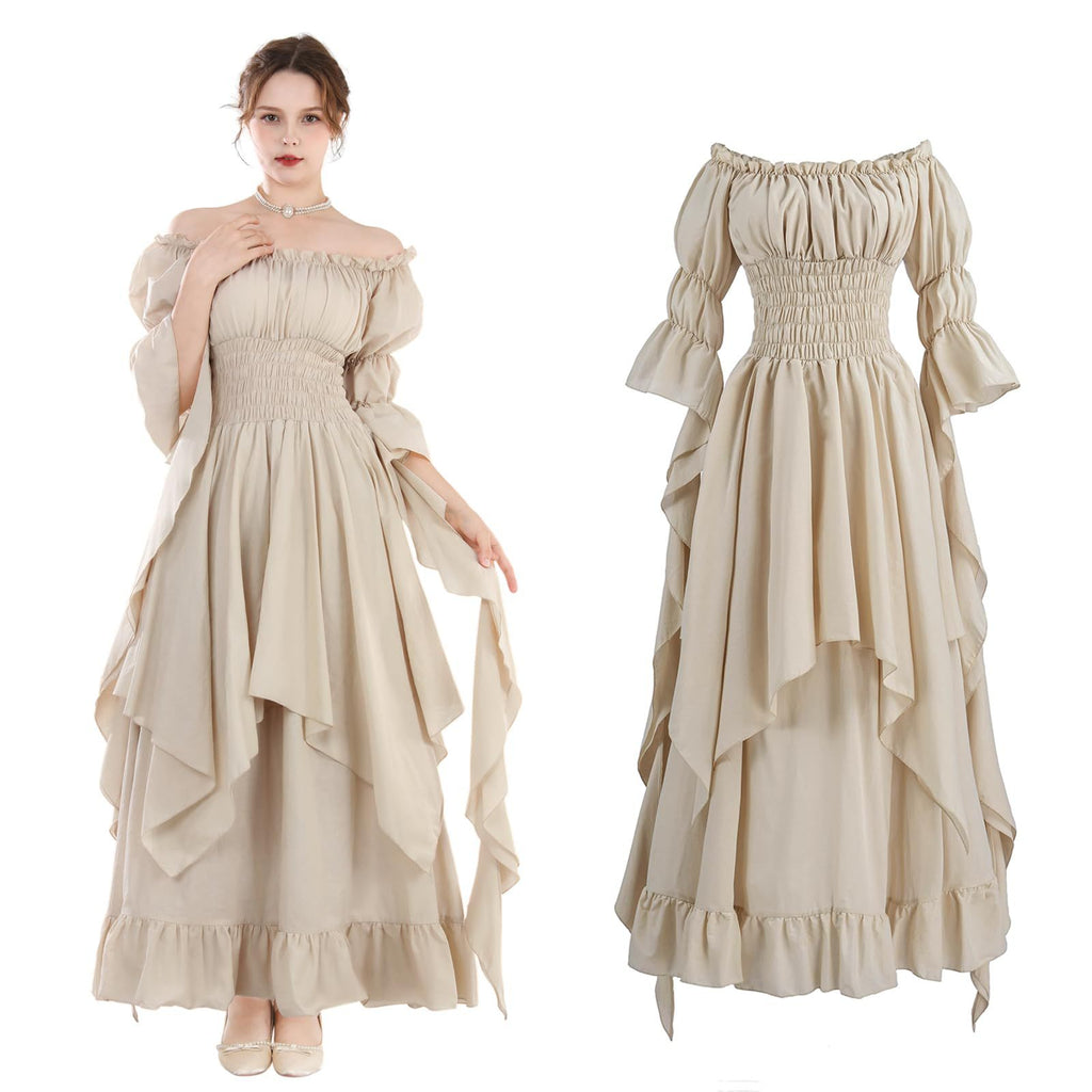 Retro women's dress teemdrop