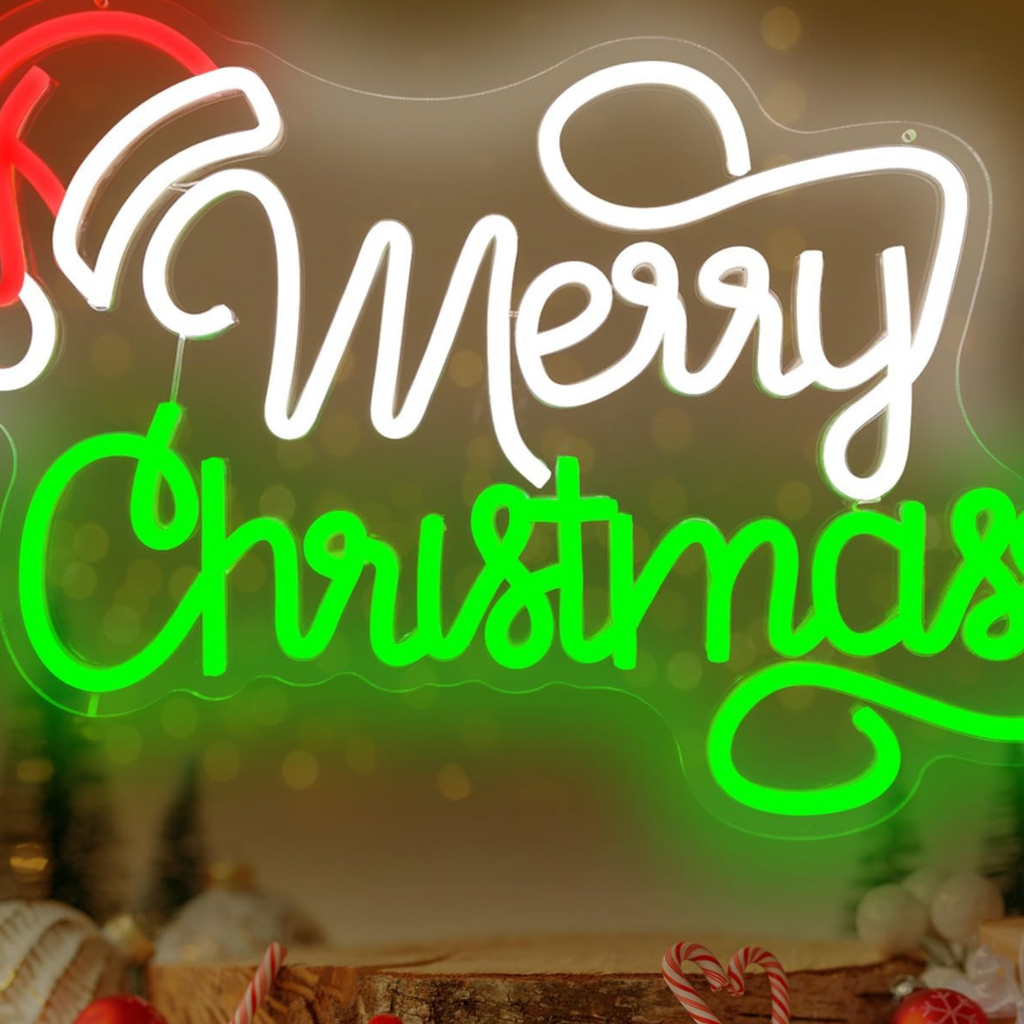 Dimmable LED Neon Light for Christmas Party Wall Decor USB Powered teemdrop