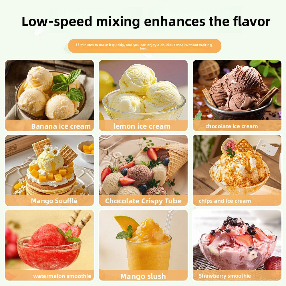 Automatic Homemade Ice Cream Maker