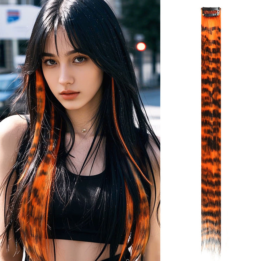 Ear-hook dye wig teemdrop