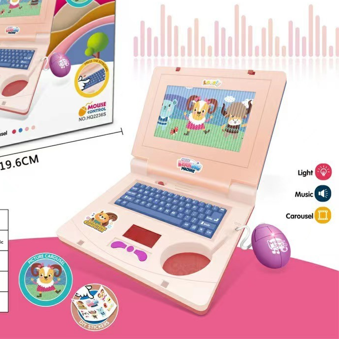 Simulation Notebook with Lights and Music for Early Learning