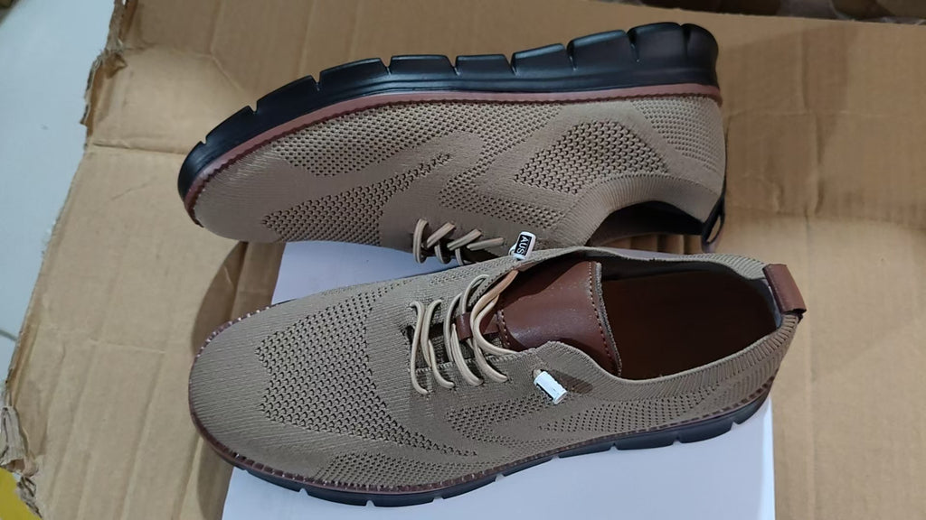 Fashionable lightweight running shoes with laces, casual sports men's shoes teemdrop