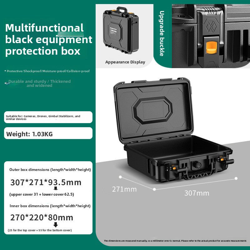 Portable Protective Equipment Case with Foam Insert Storage Organizer teemdrop