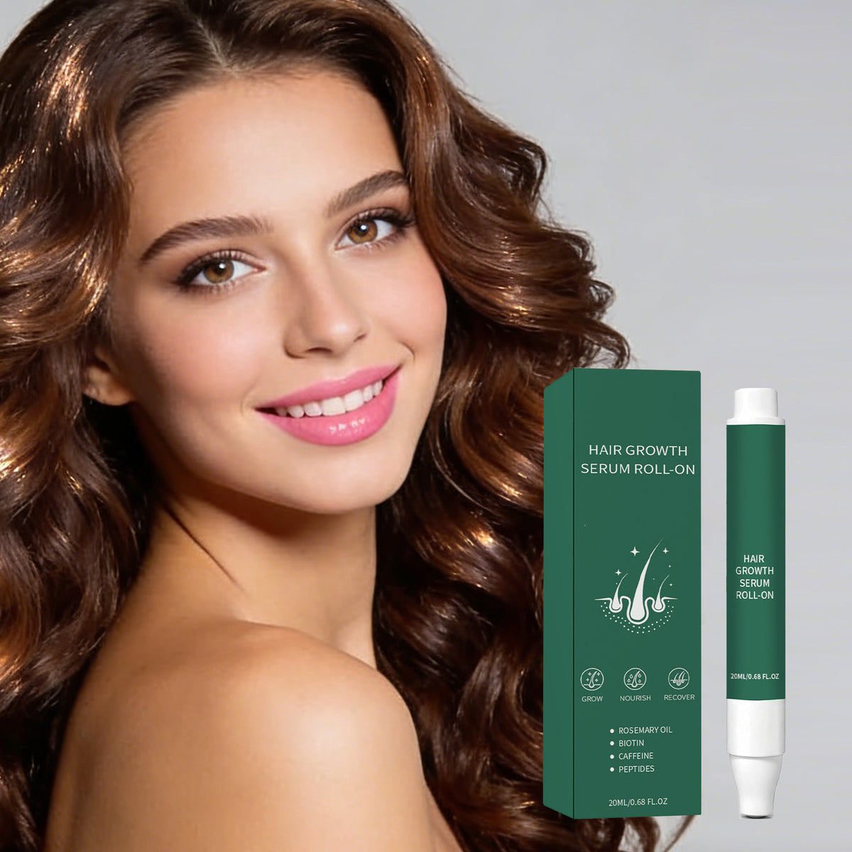 Daily Roll-On Scalp Hair Care Oil Essence teemdrop