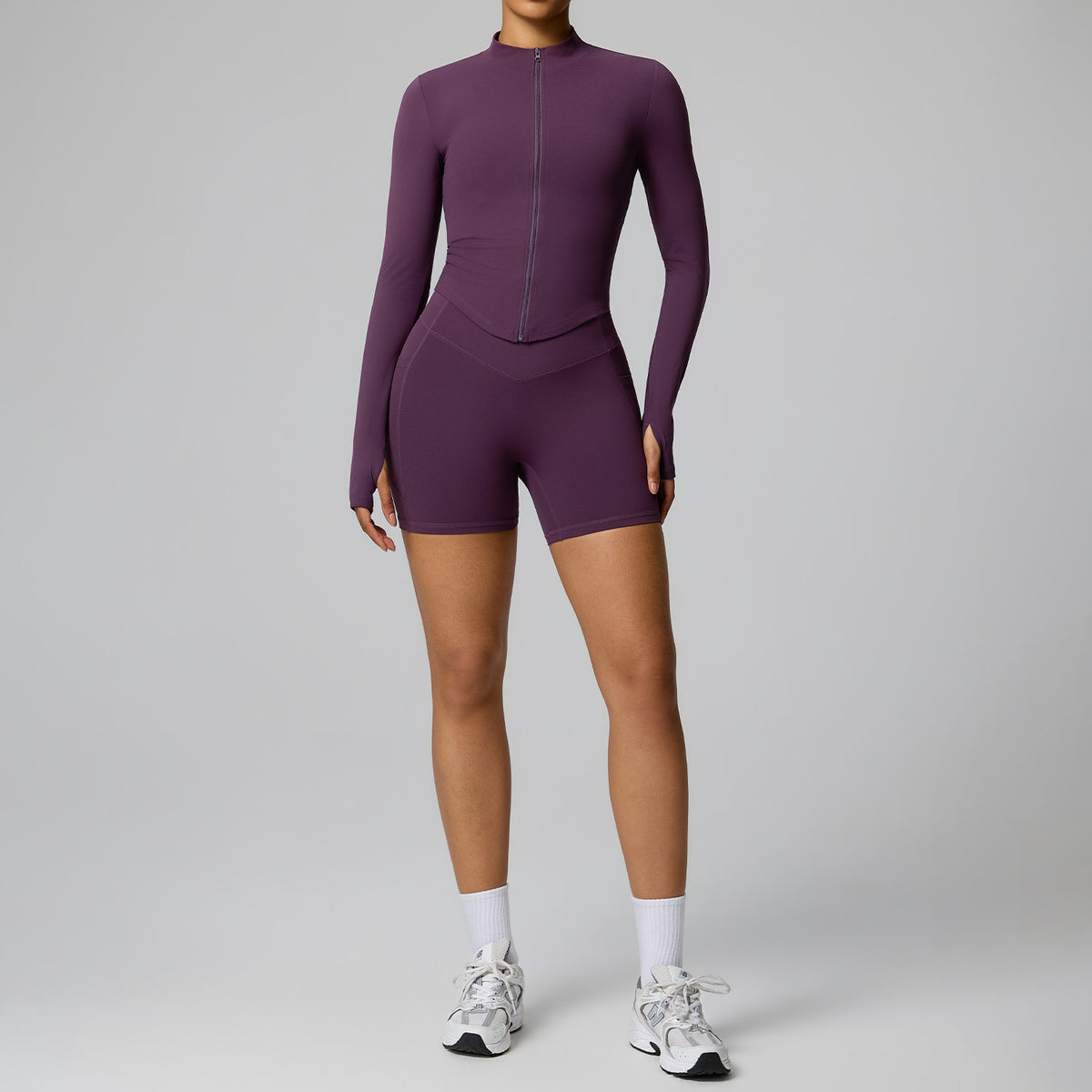 Women Two Piece Yoga Outfit High Waist Tight Sportswear Set teemdrop