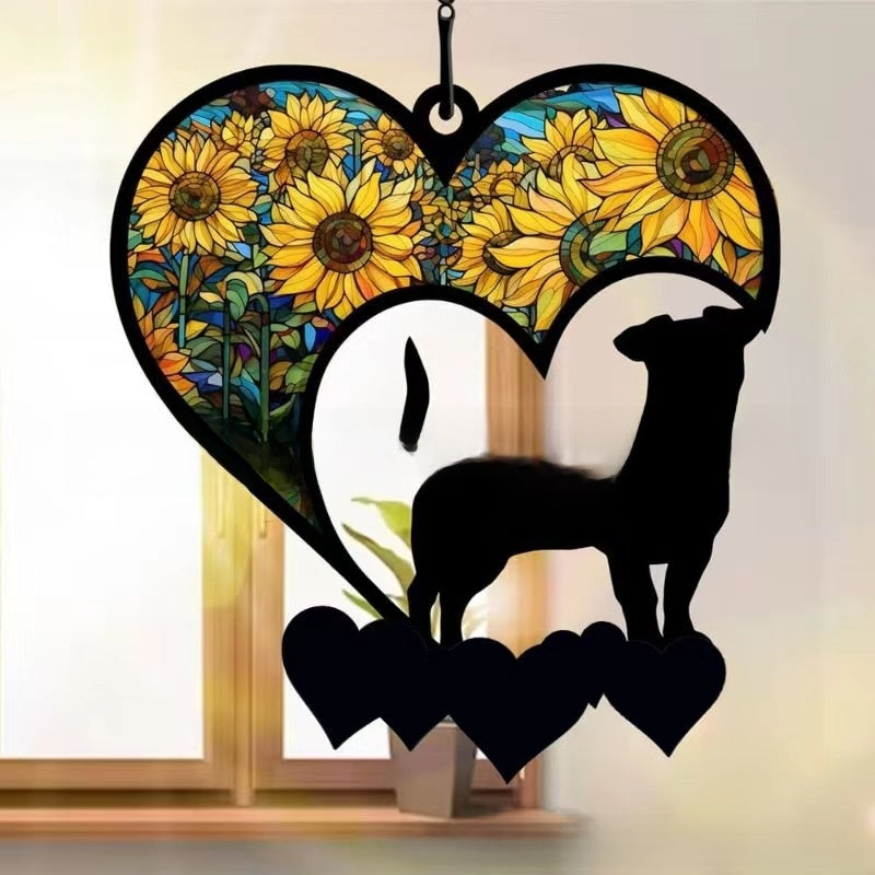 Dog Cat Window Hanging Ornament Personalized Gift