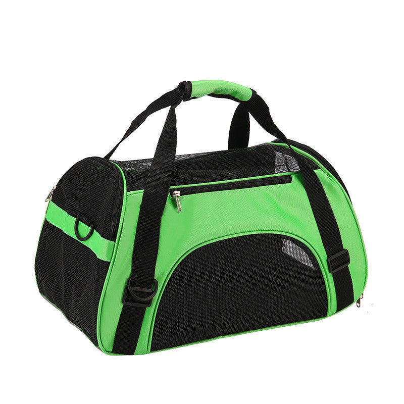 Foldable Breathable Oxford Pet Carrier Bag teemdrop