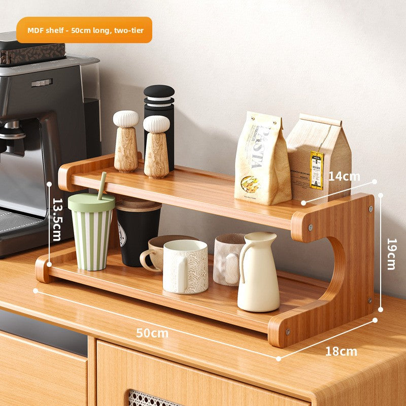 Multi Layer Desktop Organizer with Cup Holder