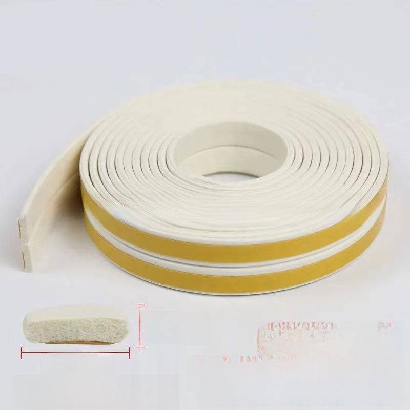 EPDM Foam Rubber Self-Adhesive Sealing Strip for Doors and Windows 6m Roll teemdrop
