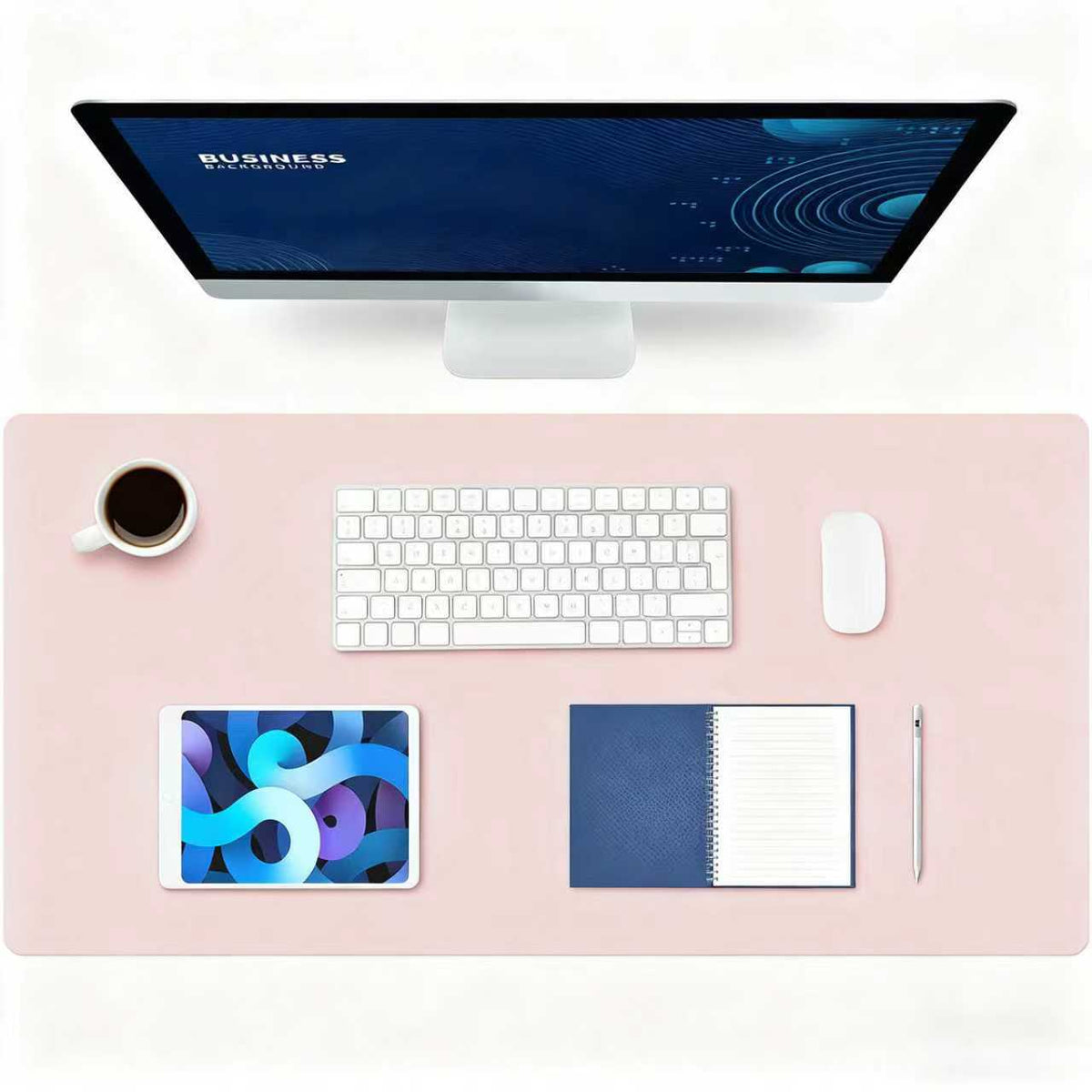 Waterproof Double-Sided PU Leather Desk Mat
