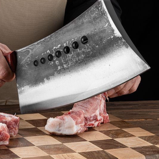 Chopping knife forged from high manganese steel