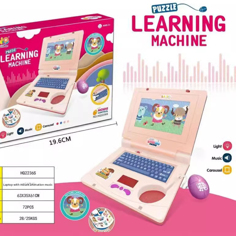Simulation Notebook with Lights and Music for Early Learning