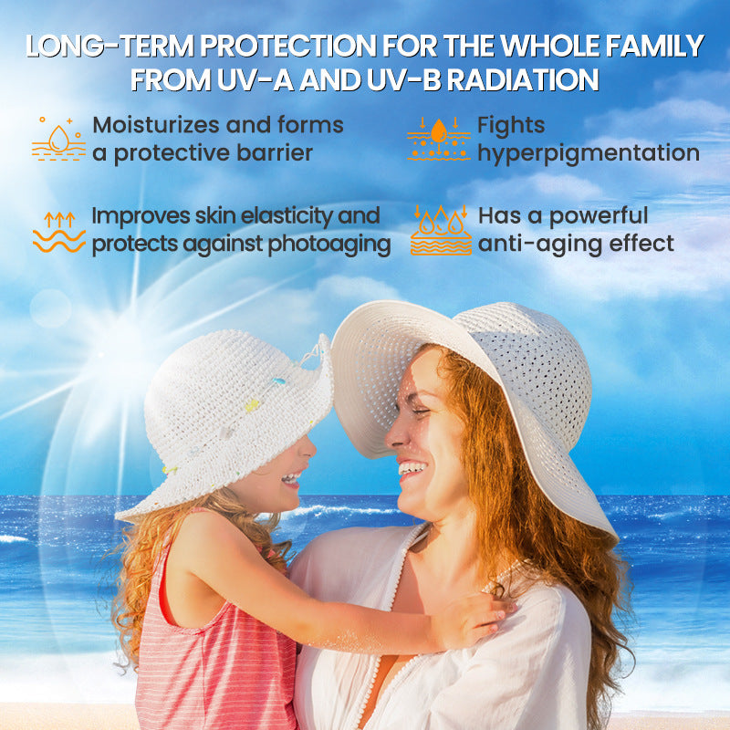 SPF50 PA++++ Refreshing Non-Greasy Moisturizing Sunscreen Lotion for Face and Body teemdrop