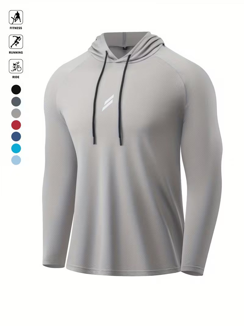 Men's UV-protective quick-drying fishing sun protection jacket