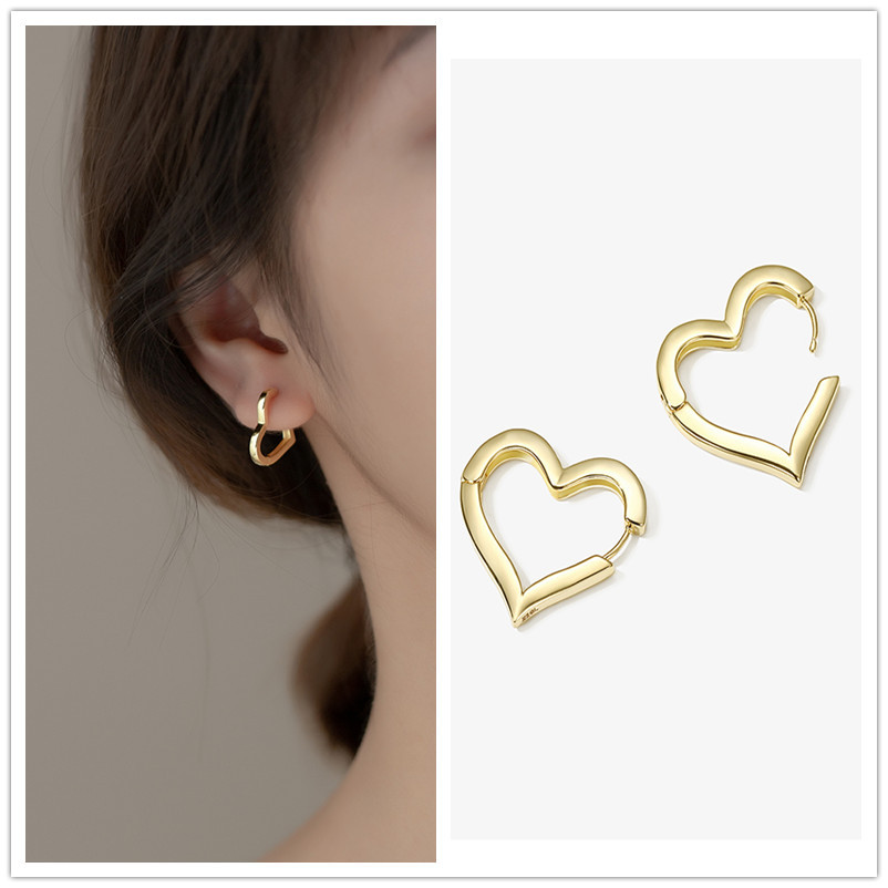 925 silver needle-shaped ear ring ear hook for women