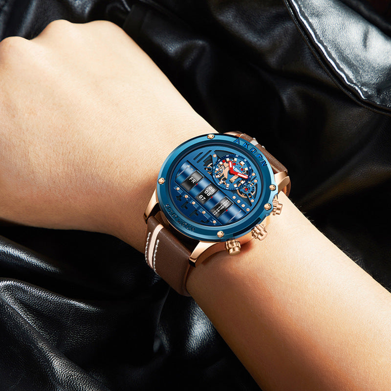 Mens Quartz Watch with Calendar