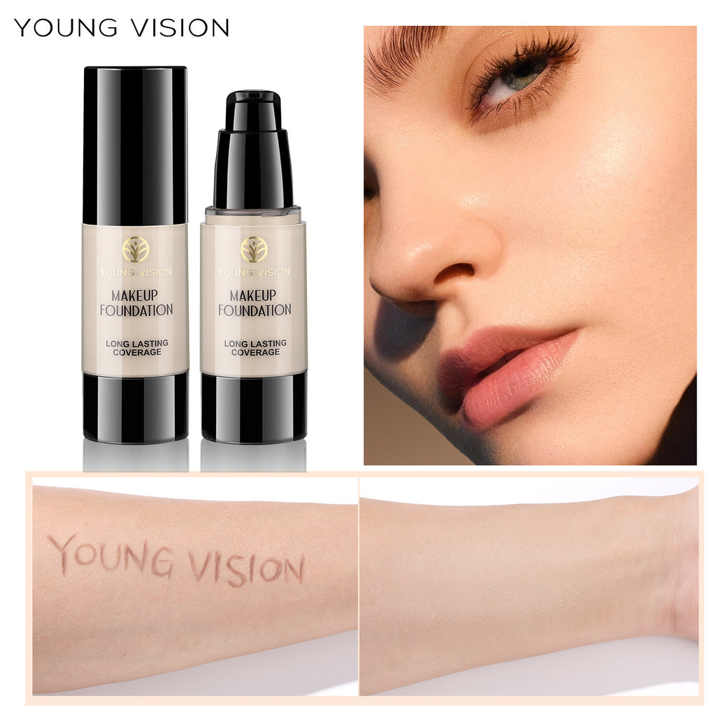 Press-on matte oil-control waterproof concealer foundation liquid teemdrop