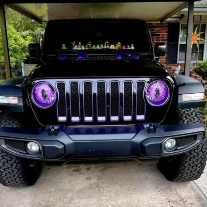 Beast Eye Car Headlight Stickers