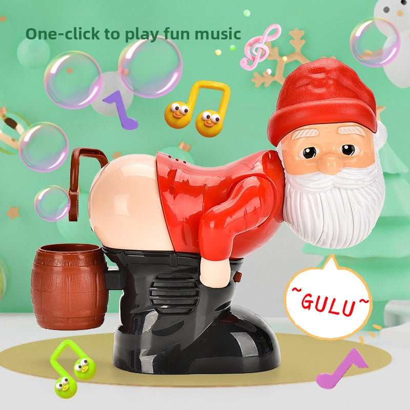 Santa Claus Bubble Machine with Lights and Music