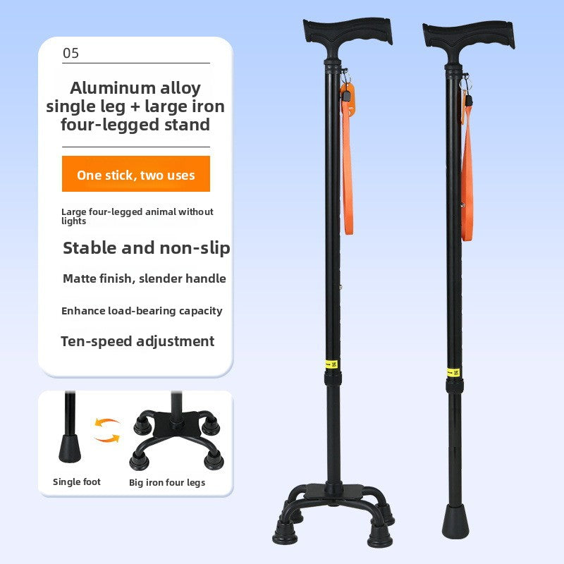 Anti-accident walking sticks for the elderly