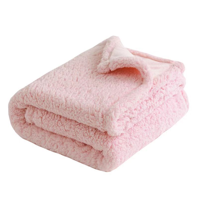 Waterproof Double-Sided Fleece Pet Blanket Machine Washable Thickened Comfort Mat teemdrop