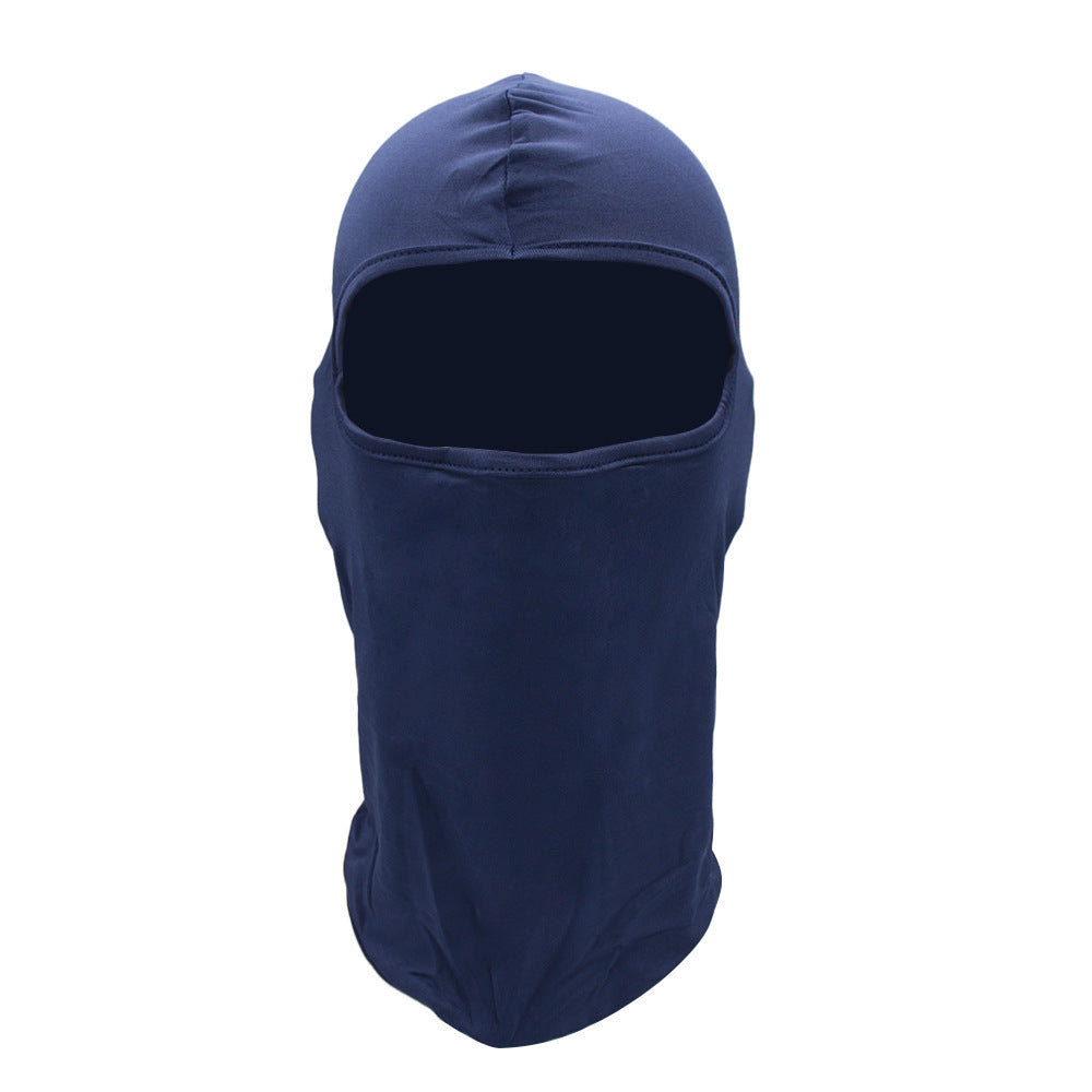 Riding helmet for sun protection