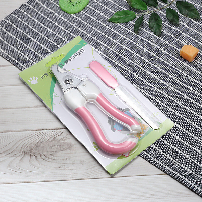 Pet Nail Clipper Stainless Steel Blade with Safety Guard