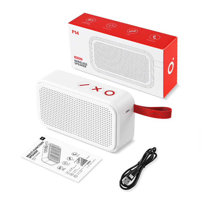 Portable Wireless Bluetooth 5.3 Speaker with Lanyard Hands-Free Call TWS Function teemdrop